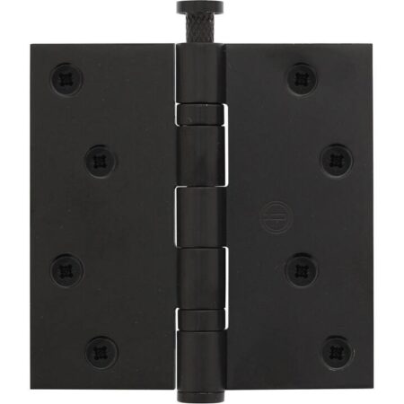 Intersteel Kogellagerscharnier rechte hoeken 89x89mm RVS zwart tot 70 kilo | Intersteel