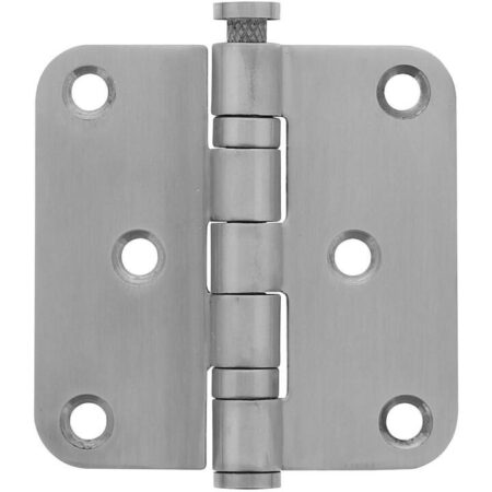 Intersteel Kogellagerscharnier ronde hoeken 76x76mm RVS geborsteld tot 40 kilo | Intersteel