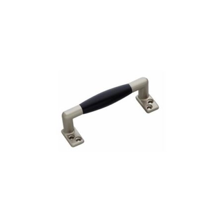 Intersteel Meubelgreep 108 mm mat nikkel zwart hout | Intersteel