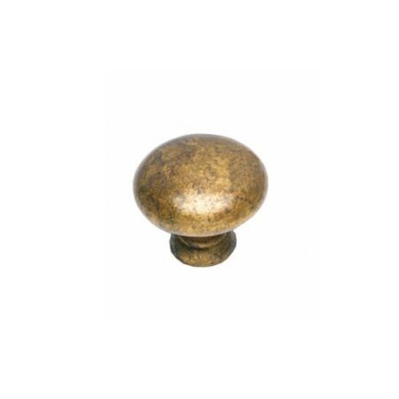Intersteel Meubelknop Paddenstoel 32mm messing antiek | Intersteel