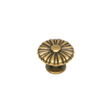 Intersteel Meubelknop rond zon 25mm messing gebruineerd | Intersteel
