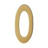 Intersteel PVD messing huisnummer 0 | Intersteel
