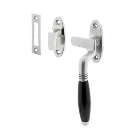 Intersteel Raamsluiting Ton rechts mat chroom / ebbenhout | Intersteel