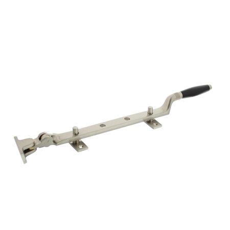 Intersteel Raamuitzetter Ton met stelpennen mat nikkel / ebbenhout | Intersteel