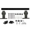 Intersteel Schuifdeursysteem Basic Top mat zwart | Intersteel