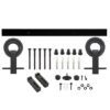 Intersteel Schuifdeursysteem Modern Top mat zwart | Intersteel
