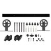 Intersteel Schuifdeursysteem Wheel Top mat zwart | Intersteel