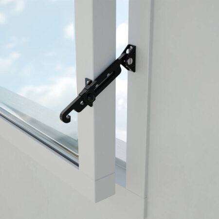 Intersteel SecuMax raamuitzetter binnendraaiend zwart | Intersteel
