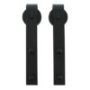 Intersteel Set van 2 hangrollen Basic zwart | Intersteel