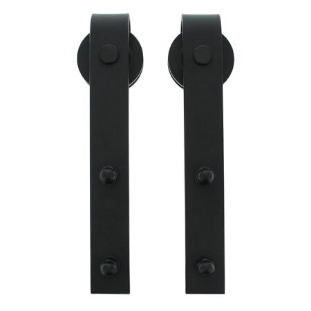 Intersteel Set van 2 hangrollen Basic zwart | Intersteel
