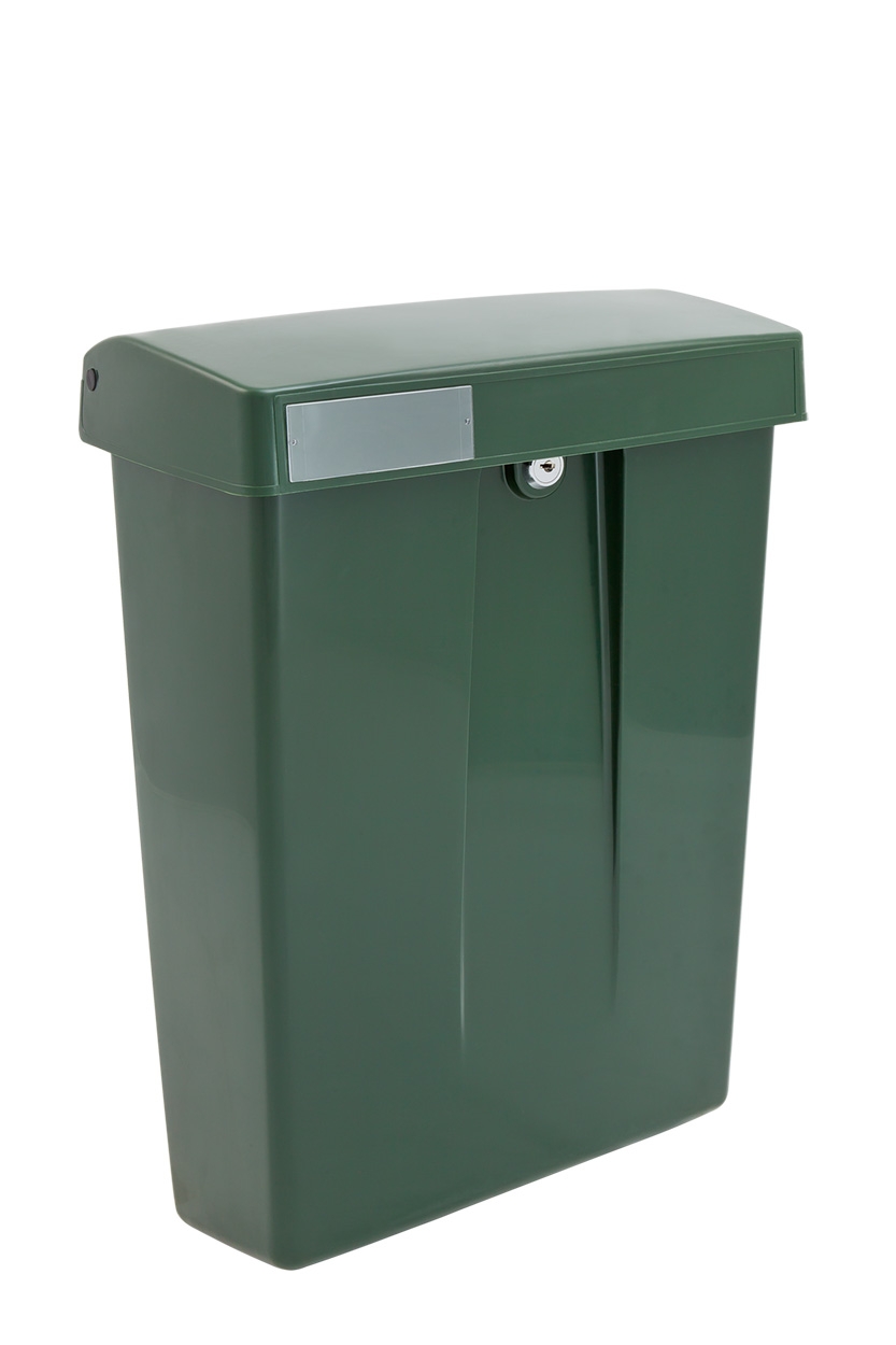 Intersteel Summus wandbrievenbus kunststof - groen RAL6009 | Intersteel