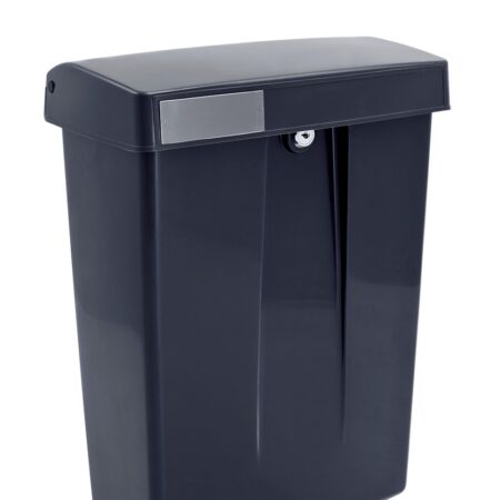 Intersteel Summus wandbrievenbus kunststof - zwart RAL9005 | Intersteel