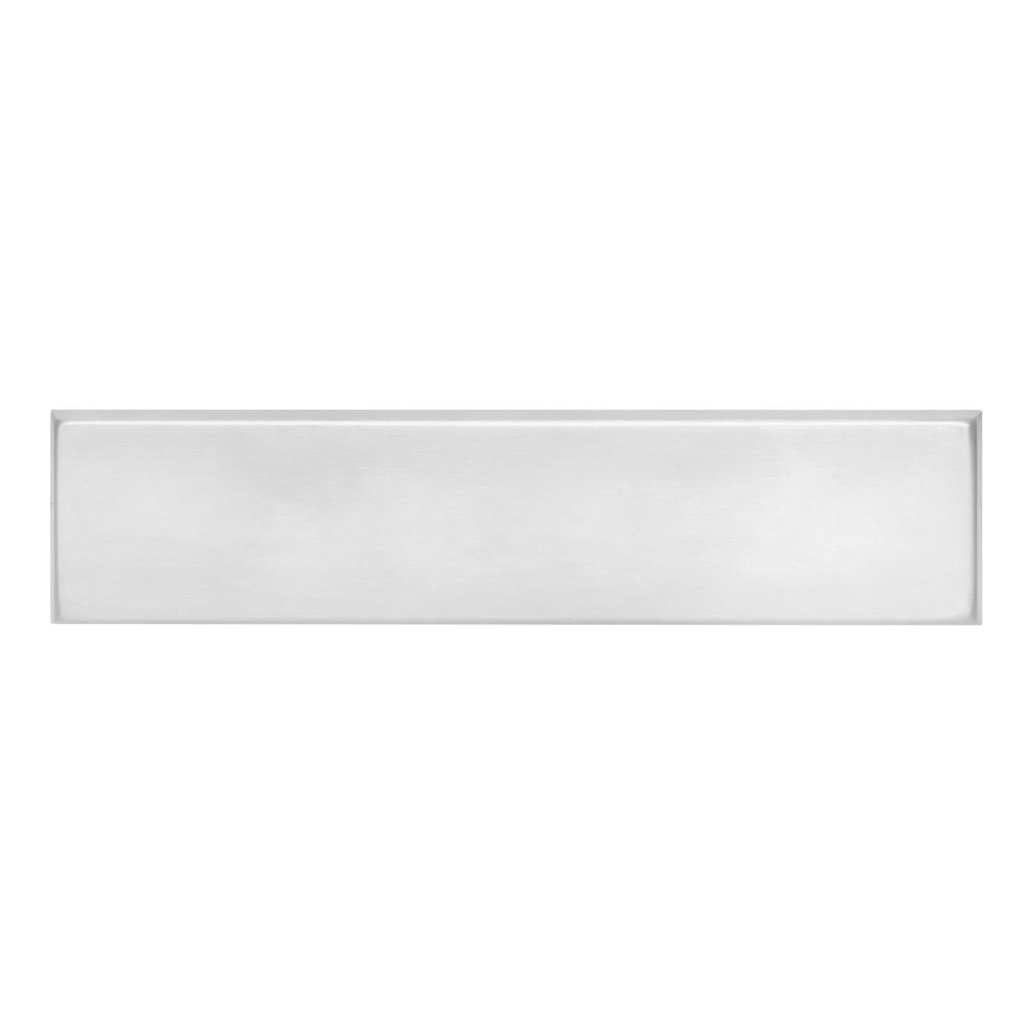 Intersteel Tochtklep rechthoek met klep verdekt - RVS geborsteld | Intersteel