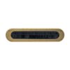 Intersteel Tochtwering ovaal 340x80mm - PVD messing getrommeld | Intersteel