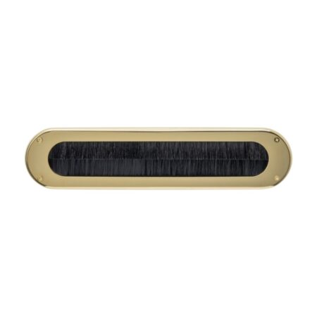 Intersteel Tochtwering ovaal 340x80mm - PVD messing kleur | Intersteel