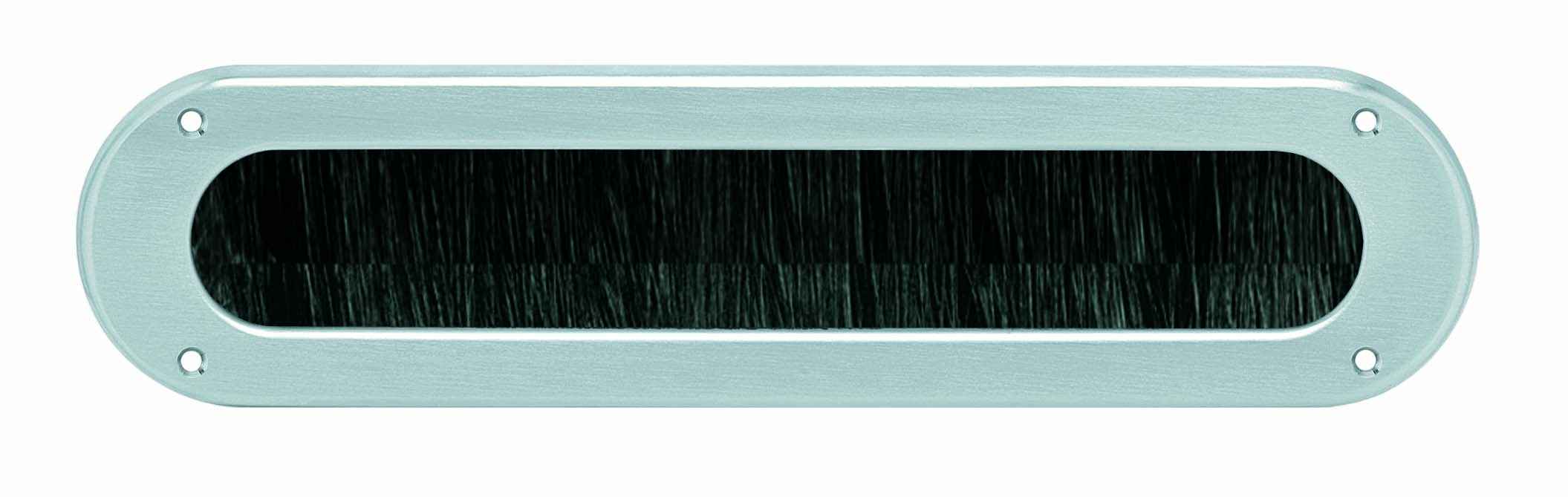 Intersteel Tochtwering ovaal 340x80mm - RVS geborsteld | Intersteel