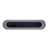 Intersteel Tochtwering ovaal 340x80mm rvs getrommeld | Intersteel