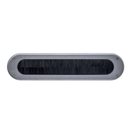 Intersteel Tochtwering ovaal 340x80mm rvs getrommeld | Intersteel
