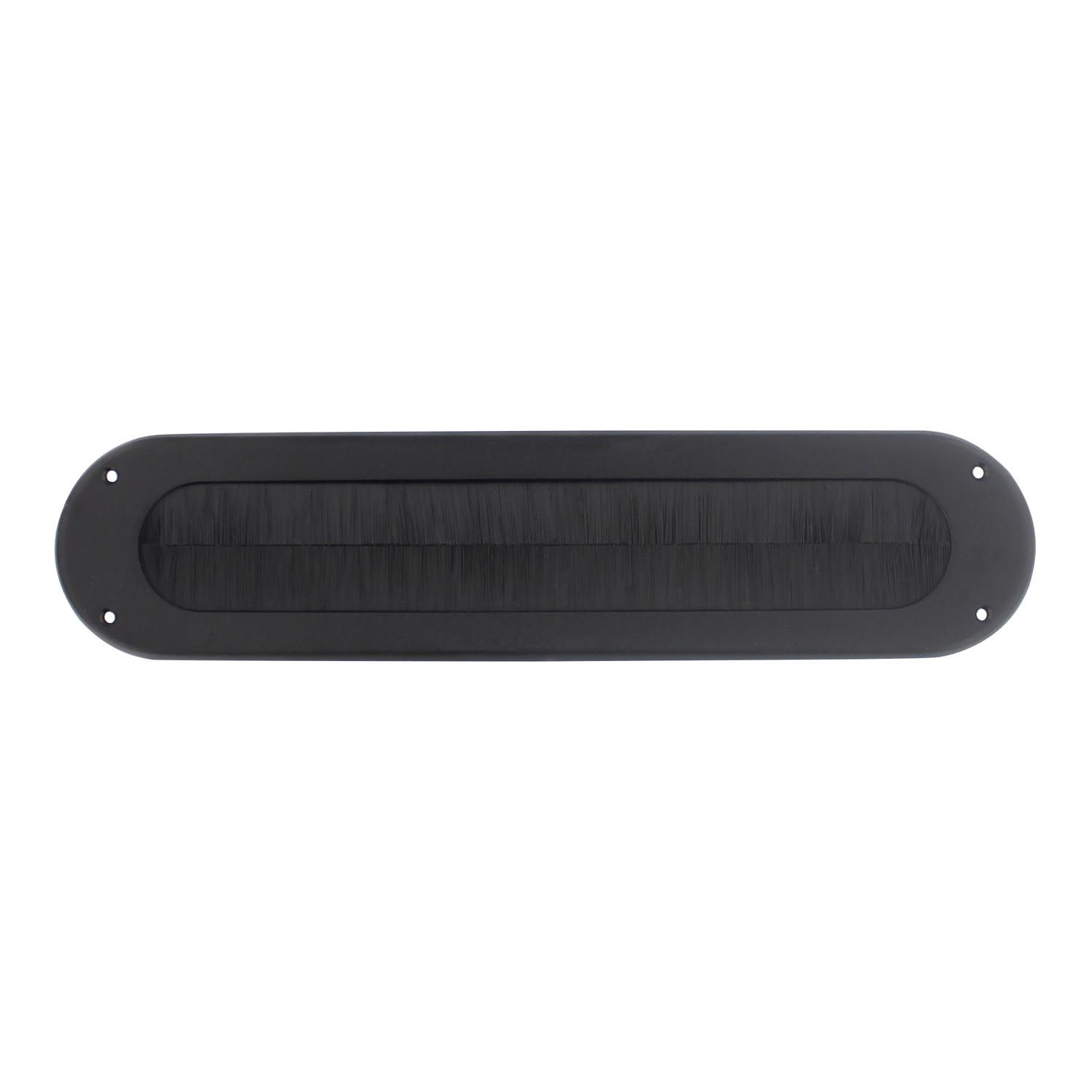 Intersteel Tochtwering ovaal - RVS/mat zwart | Intersteel