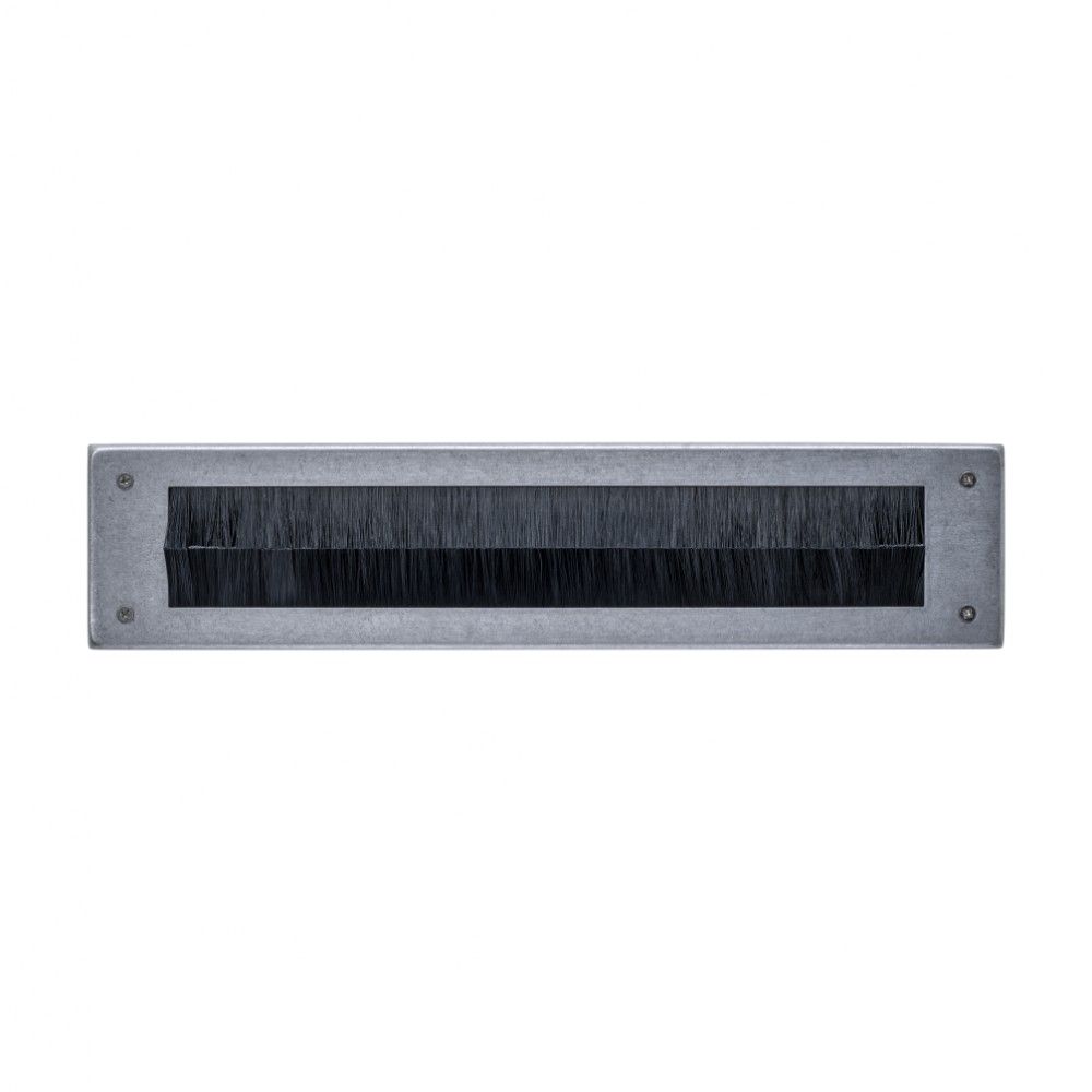 Intersteel Tochtwering rechthoek 340x76mm - PVD RVS getrommeld | Intersteel
