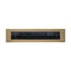 Intersteel Tochtwering rechthoek 340x76mm - PVD messing getrommeld | Intersteel