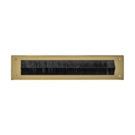 Intersteel Tochtwering rechthoek 340x76mm - PVD messing kleur | Intersteel