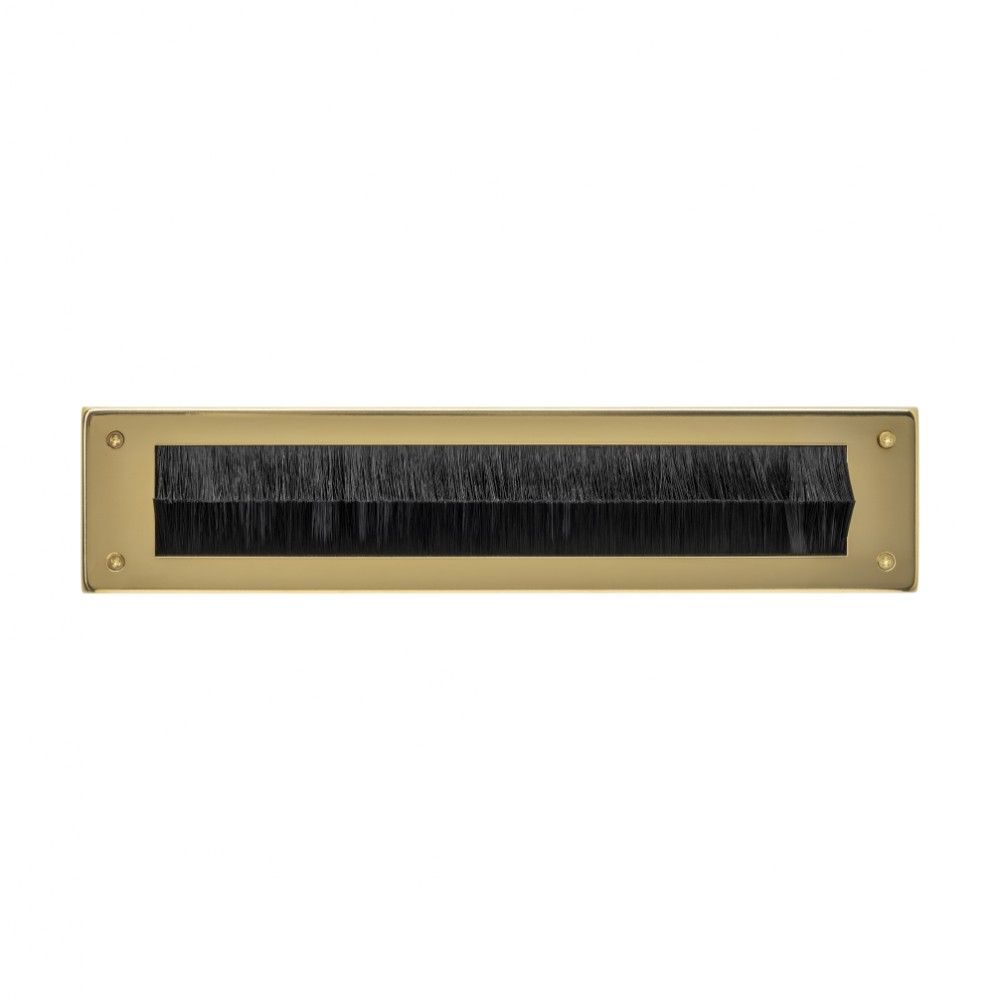 Intersteel Tochtwering rechthoek 340x76mm - PVD messing kleur | Intersteel