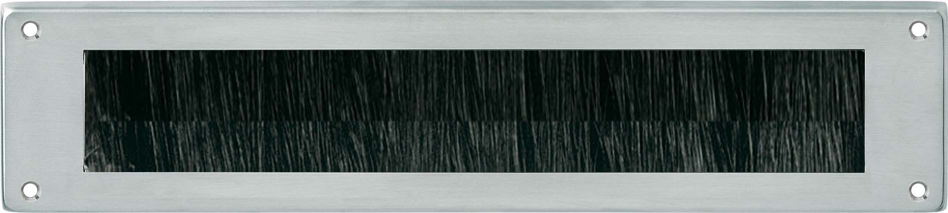 Intersteel Tochtwering rechthoek 340x76mm - RVS geborsteld | Intersteel