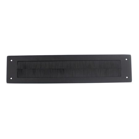 Intersteel Tochtwering rechthoek 340x76mm - RVS/mat zwart | Intersteel