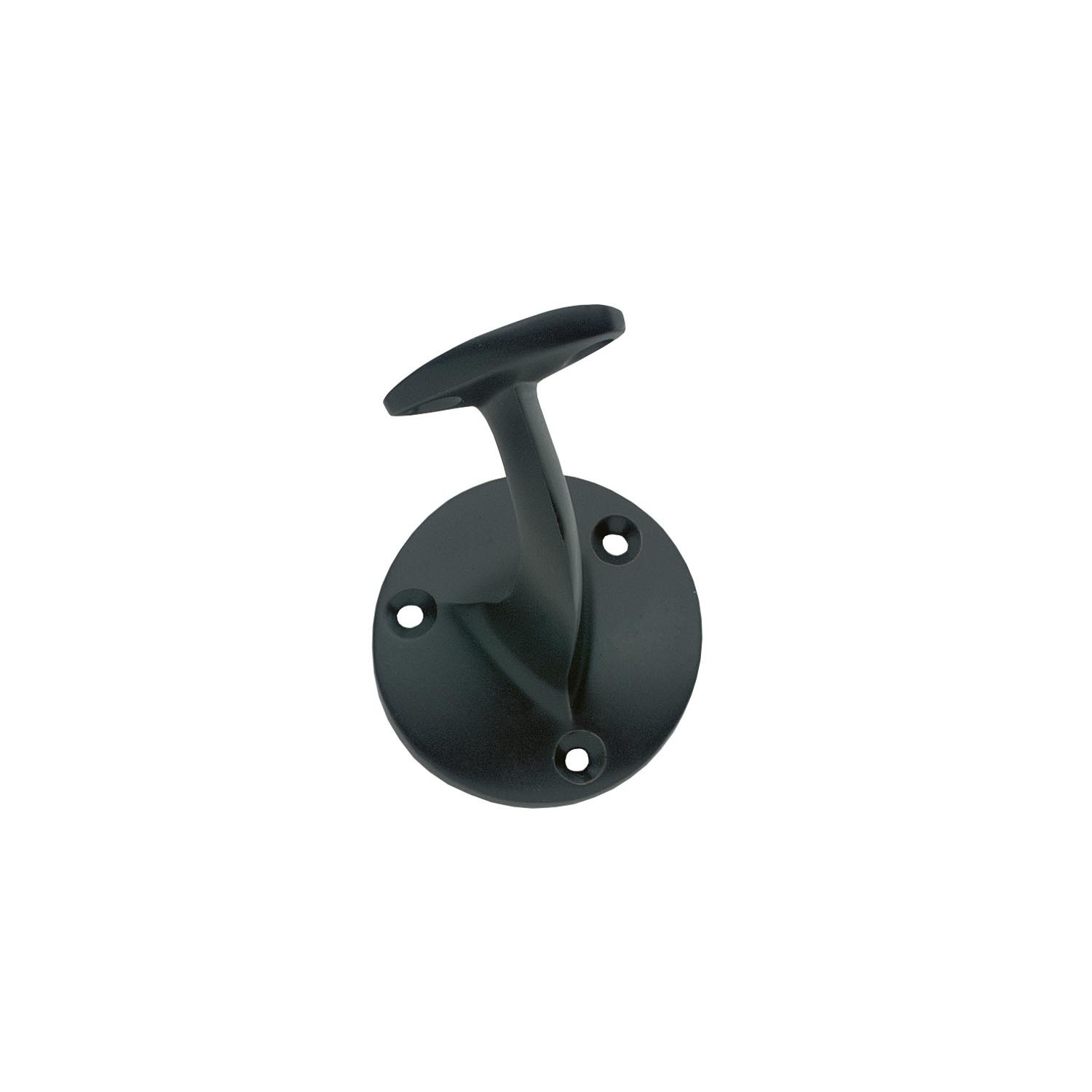 Intersteel Trapleuning houder vlak zadel mat zwart | Intersteel