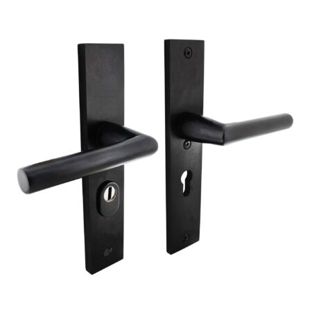 Intersteel Veiligheidsbeslag kerntrekbeveiliging skg3 profielcilinder 55 mm rechthoekig zwart | Intersteel
