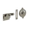 Intersteel WC-Slot hendel met bocht vrij/bezet mat nikkel | Intersteel