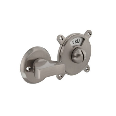 Intersteel WC slot George vrij/bezet nikkel mat | Intersteel