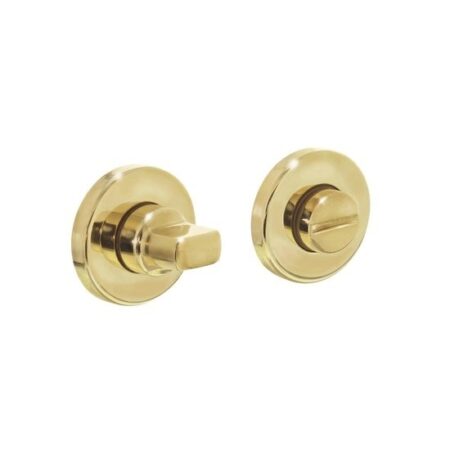 Intersteel WC slot / badkamersluiting rond messing gelakt | Intersteel