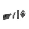 Intersteel WC-slot hendel vlak vrij-bezet mat zwart | Intersteel