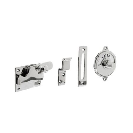 Intersteel WC-slot hendel vlak vrij/bezet chroom | Intersteel