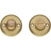 Intersteel WC slot rond schroefgaten messing getrommeld | Intersteel
