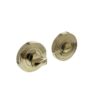 Intersteel WC-sluiting verdekt met rillen PVD messingkleur | Intersteel
