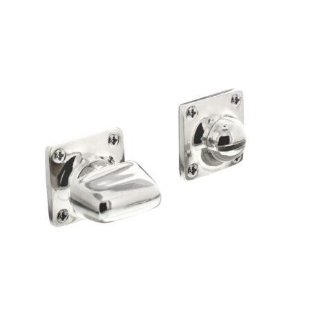 Intersteel Wc slot vierkant draaiknop basic nikkel | Intersteel