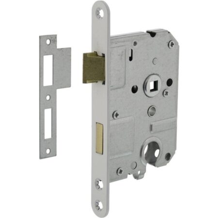 Intersteel Woningbouw cilinder dag- en nachtslot wit 55 mm | Intersteel