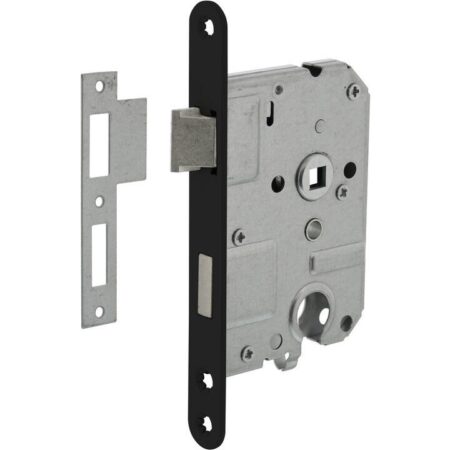 Intersteel Woningbouw cilinder dag- en nachtslot zwart 55 mm | Intersteel