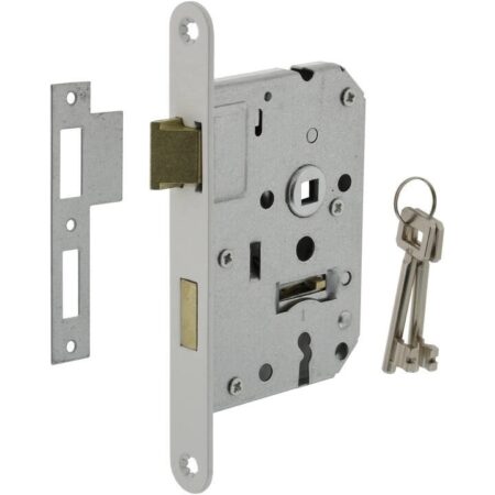 Intersteel Woningbouw klavier dag- en nachtslot wit 55 mm | Intersteel