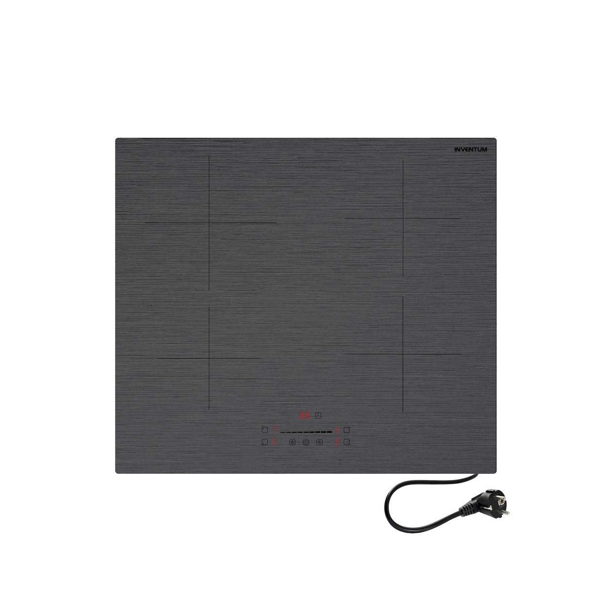 Inventum IKI6008MAT Inductie kookplaat Zwart | Inventum