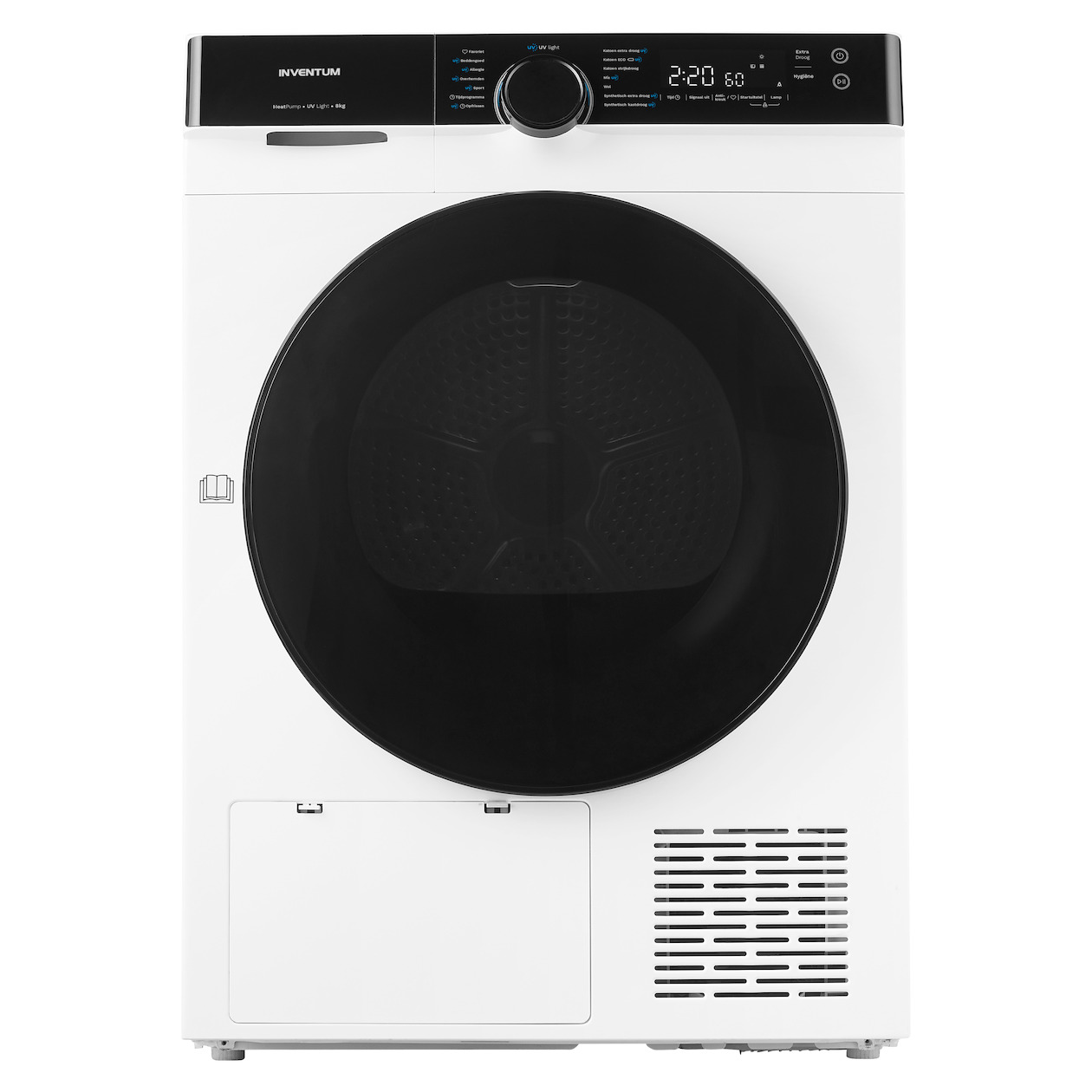 Inventum VDW8020W Warmtepompdroger Wit | Inventum