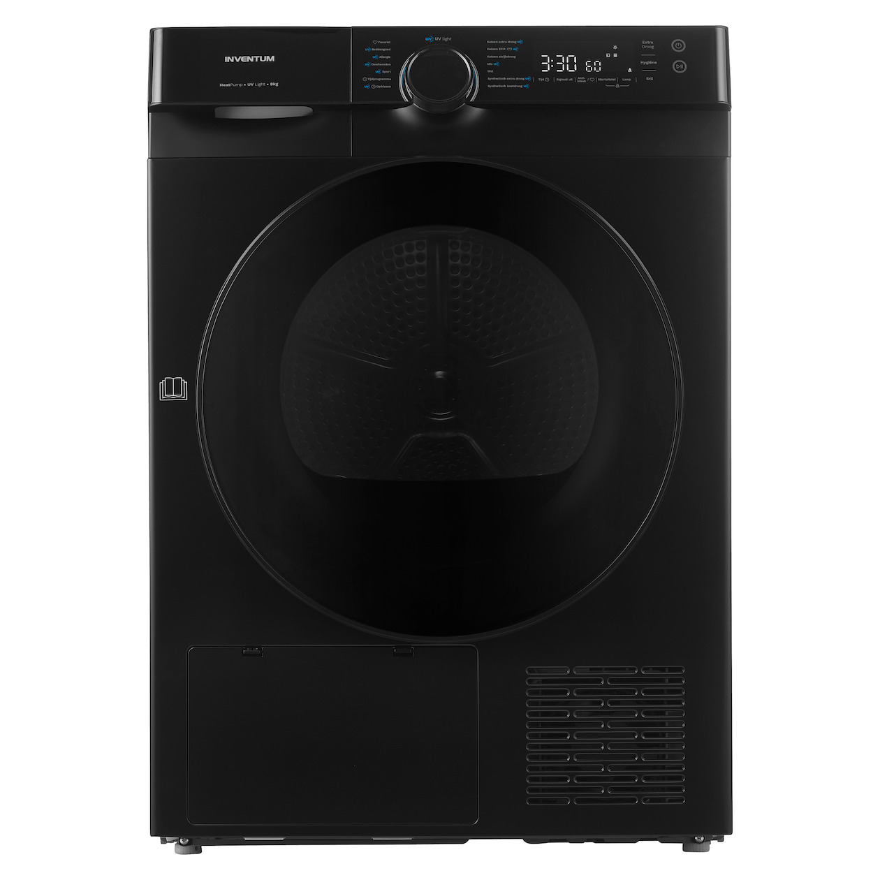 Inventum VDW8030B Warmtepompdroger Zwart | Inventum