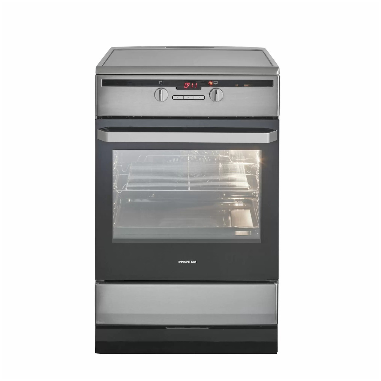 Inventum VFI6042RVS Inductie fornuis Grijs | Inventum