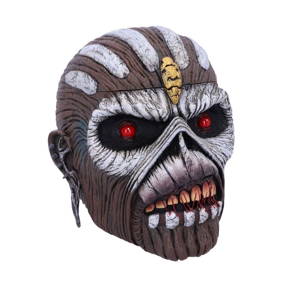 Iron Maiden: The Book Of Souls - Eddie Mascot Hoofd Beeldje Met Opslagruimte LAATSTE STUKS | 20% korting | Fiftiesstore