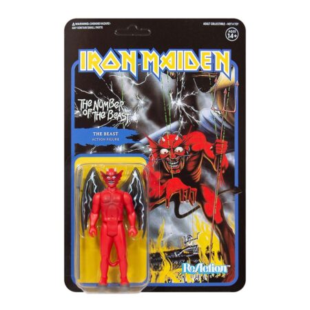 Iron Maiden: The Number of The Beast - The Beast 3.75 inch ReAction Figuur LAATSTE STUKS | 14% korting | Fiftiesstore
