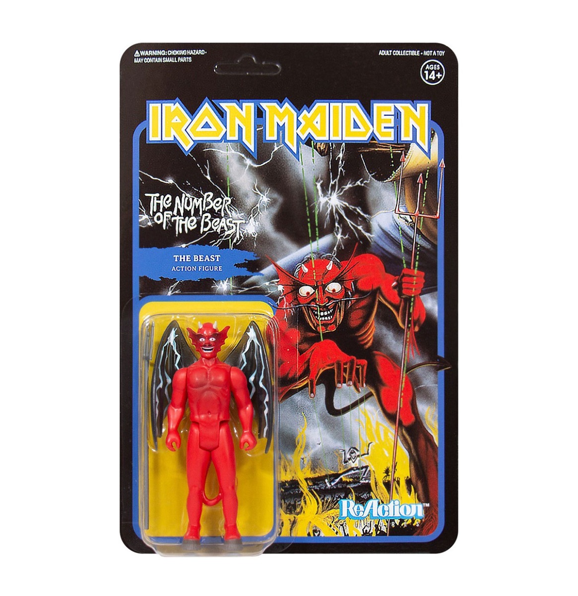 Iron Maiden: The Number of The Beast - The Beast 3.75 inch ReAction Figuur LAATSTE STUKS | 14% korting | Fiftiesstore