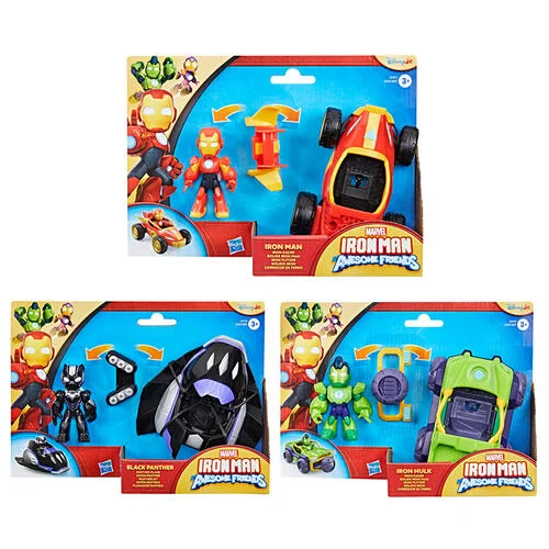 Ironman And Friends Vehicle Figure | Hasbro
